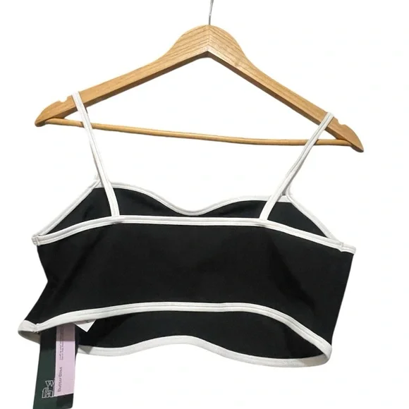 Wild Fable Women's Butterbliss Black and White Bralette - Picture 4 of 4